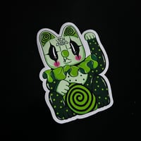 Clown Lucky Cat Sticker