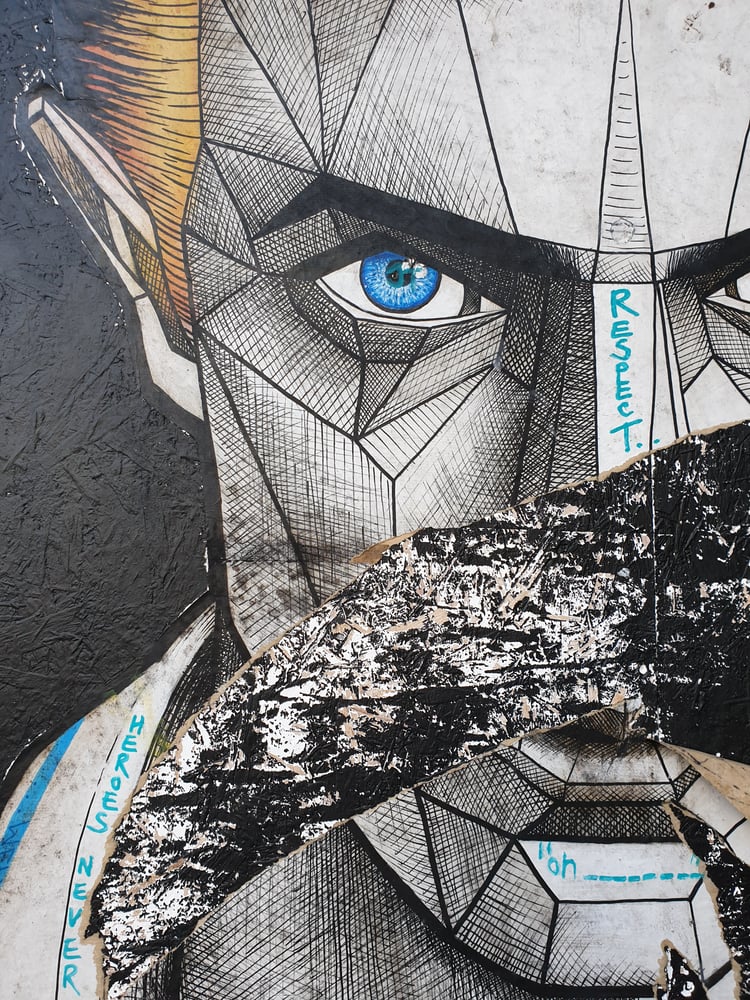 Image of David Bowie Original Portrait Painting - "In Eternity"