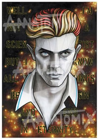 Image 1 of David Bowie Original Portrait Painting - "In Eternity"