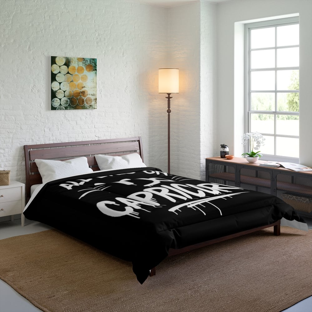 Image of All Eyes on Capricorn Comforter – Zodiac Capricorn Bedding