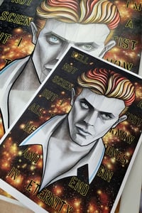Image of David Bowie Limited Edition Portrait Print  - "In Eternity"