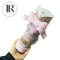 Image 1 of UGG Custom Bow Boot – Fur Lined Winter Style