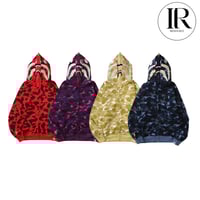 Image 1 of BAPE Patterned Pullover Hoodie