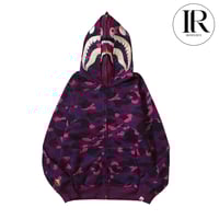 Image 2 of BAPE Patterned Pullover Hoodie
