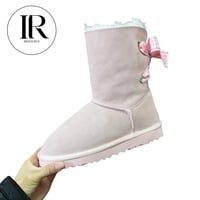 Image 4 of UGG Custom Bow Boot – Fur Lined Winter Style