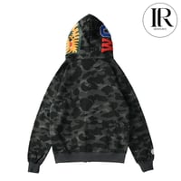 Image 7 of BAPE Zip-Up Camo Hoodie