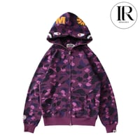 Image 10 of BAPE Zip-Up Camo Hoodie