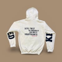 Image 2 of Marble Cream heavy hoodie