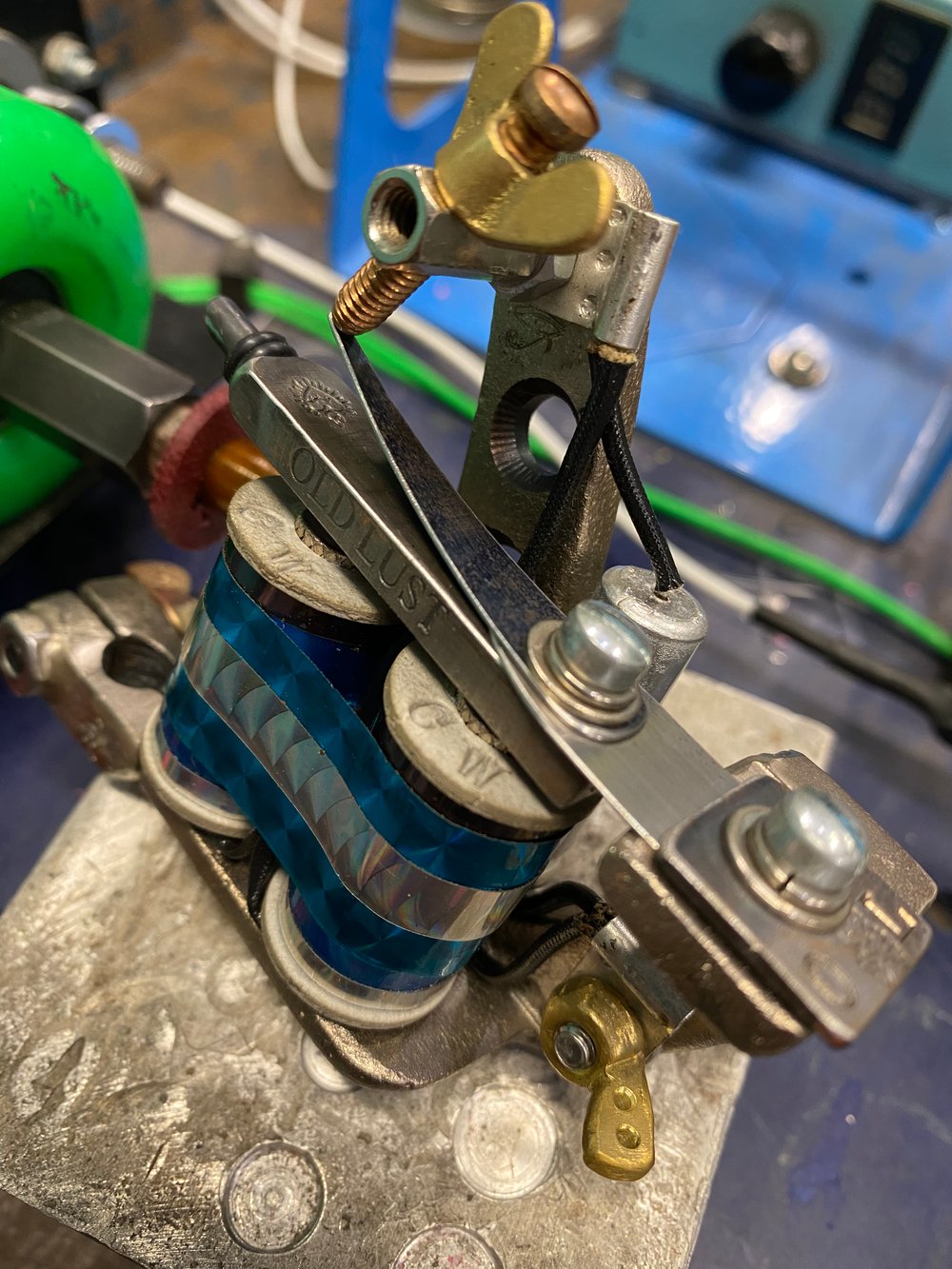 Image of Modified Pike cast iron shader/ nickel plated 