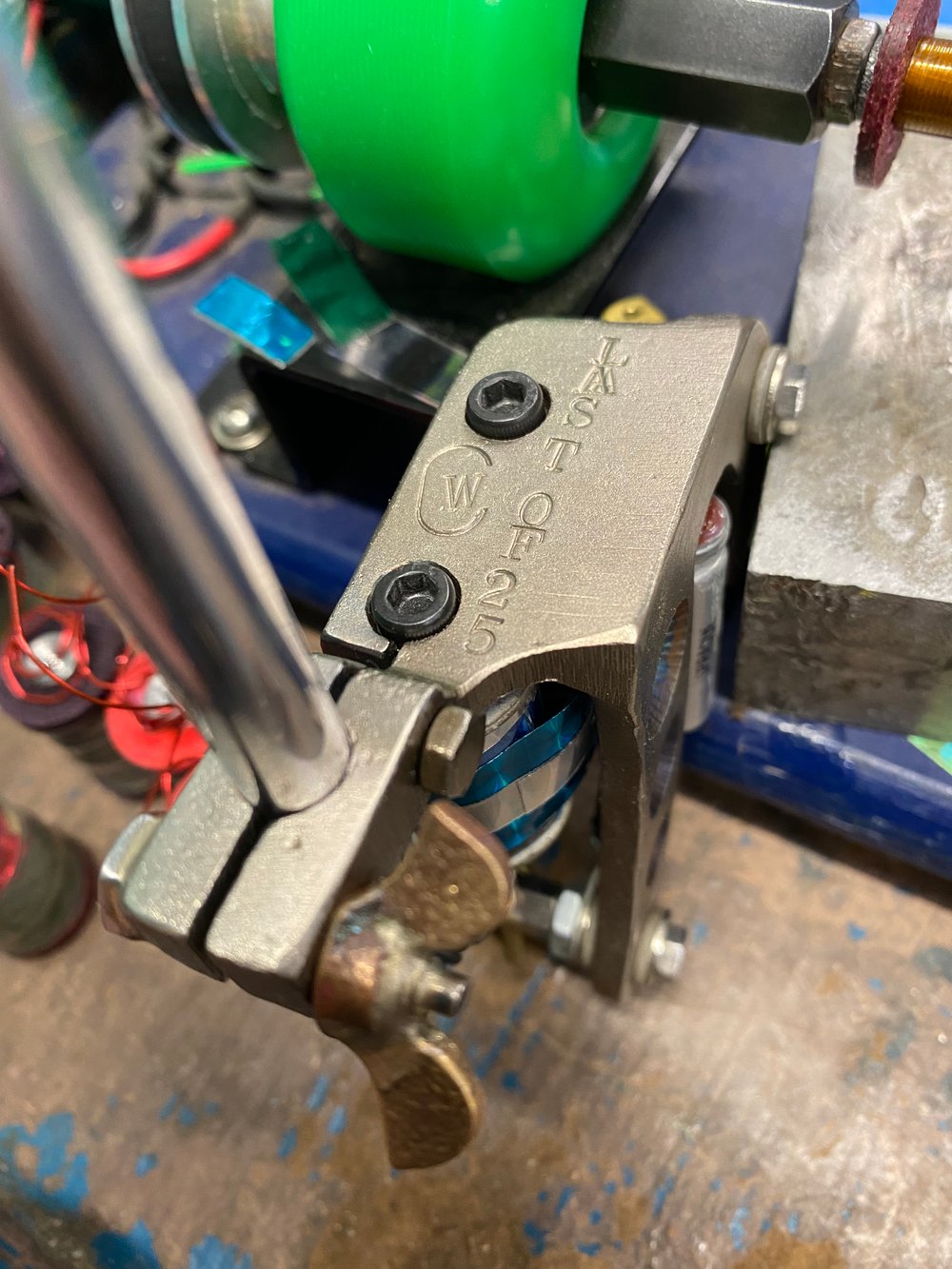 Image of Modified Pike cast iron shader/ nickel plated 