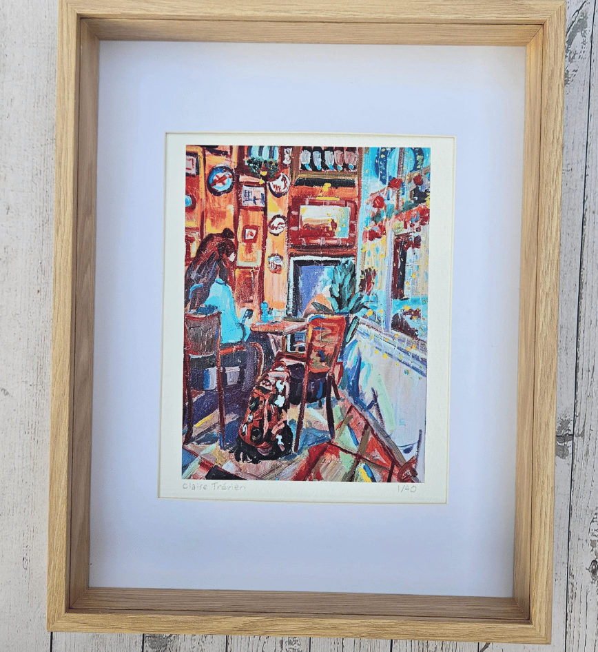 Image of Amsterdam Cafe Art Print