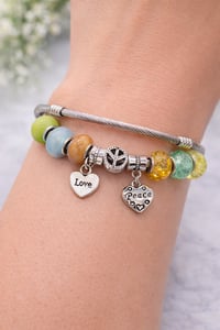 Image 2 of 1pc Arm Kandii Unity Charm Cuff Bracelet