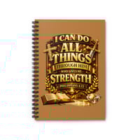 Image 1 of Strength Through Him Journal Notebook