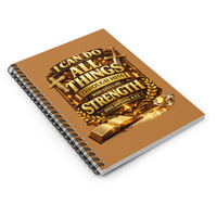 Image 3 of Strength Through Him Journal Notebook