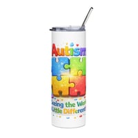 Image 1 of Autism Awareness 20oz Stainless Tumbler