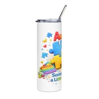 Image 2 of Autism Awareness 20oz Stainless Tumbler