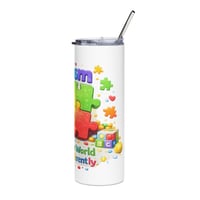 Image 4 of Autism Awareness 20oz Stainless Tumbler