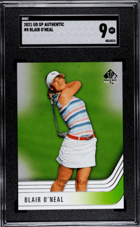 Image 1 of 2021 UD SP Authentic #8 Blair O'Neal SGC Mint 9 [2021]