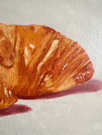 Image 3 of Original Oil Painting - Croissant