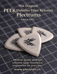 Image 1 of The original PEEK (PolyEtherEtherKetone) plectrums