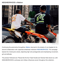 Image 3 of MALBON X NEIGHBORHOOD NH JAPAN POLER JACKET [2025]