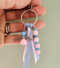 Ribbon Angel Keychain 