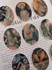 Image 3 of Hearts eye oracle sticker pack ❤️