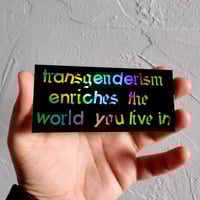 Image 2 of transgenderism enriches the world 