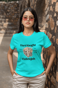 Image 1 of hard fought hallelujah tee