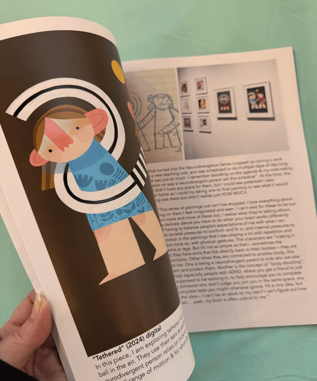 "Stimming: Movement, Meaning & Making" 100 page full color art book