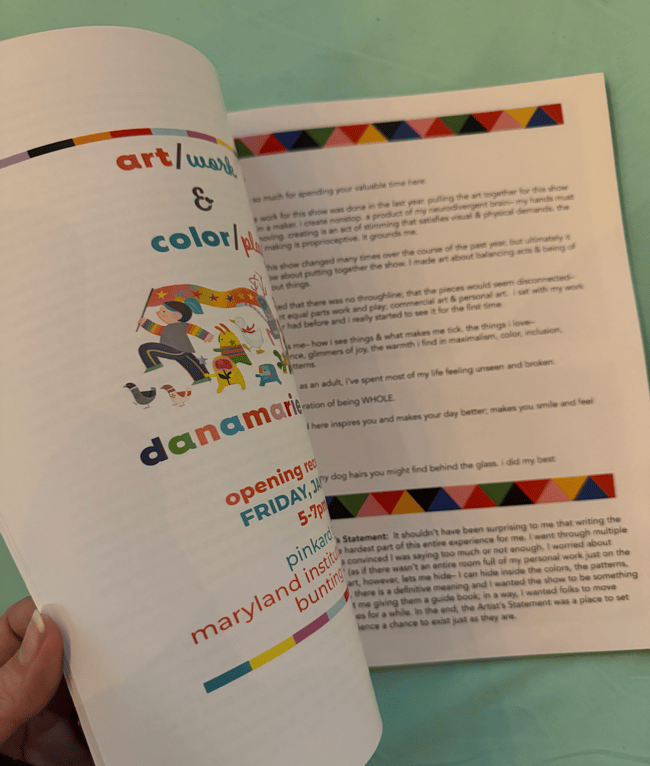 "Stimming: Movement, Meaning & Making" 100 page full color art book