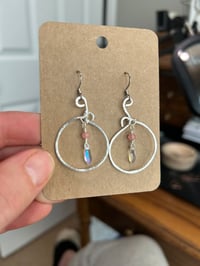 Sweetheart Circle Glow Earrings