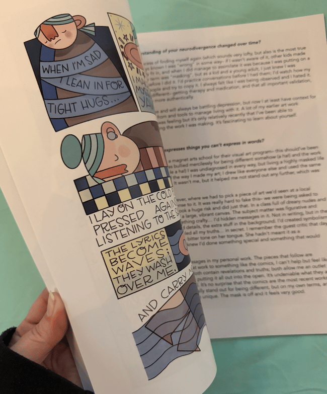 "Stimming: Movement, Meaning & Making" 100 page full color art book