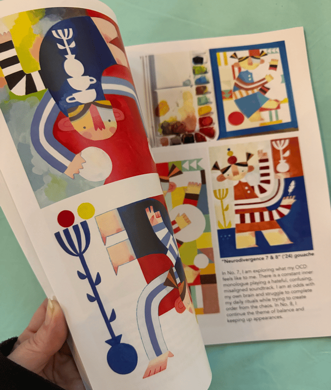 "Stimming: Movement, Meaning & Making" 100 page full color art book