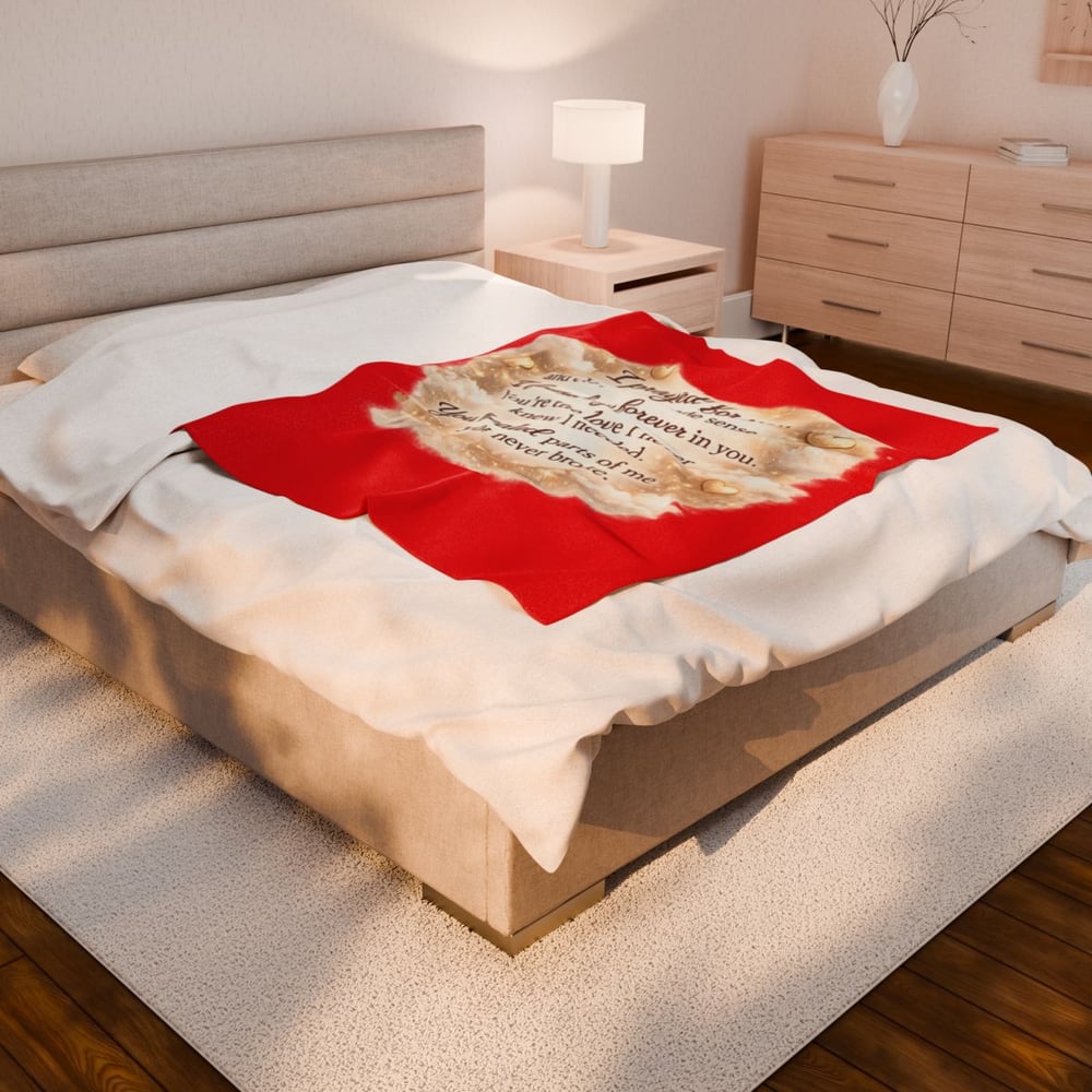 Image of Velveteen Plush Blanket
