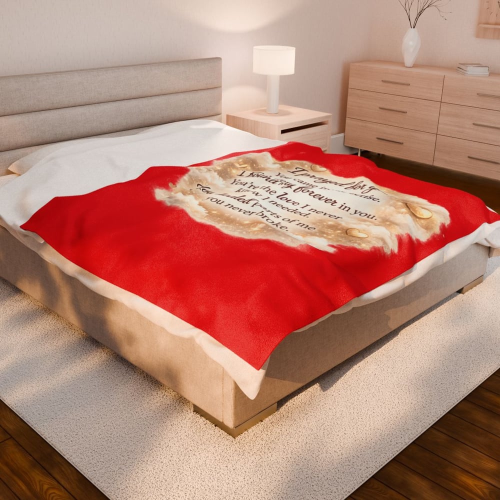 Image of Velveteen Plush Blanket