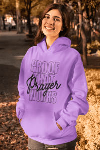 Image 3 of proof prayer  works hoodie