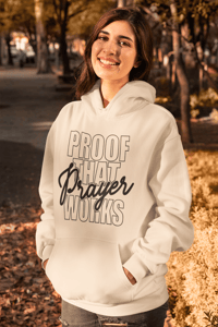 Image 4 of proof prayer  works hoodie