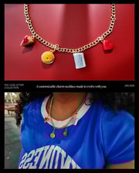 Image 3 of NYC Love Letter Charm Necklace