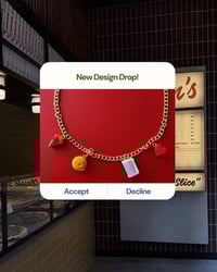 Image 4 of NYC Love Letter Charm Necklace