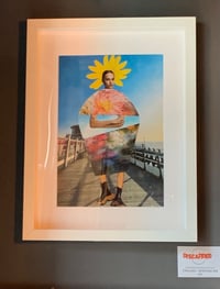 Image 4 of STROLLING - WORTHING PIER - Framed Print