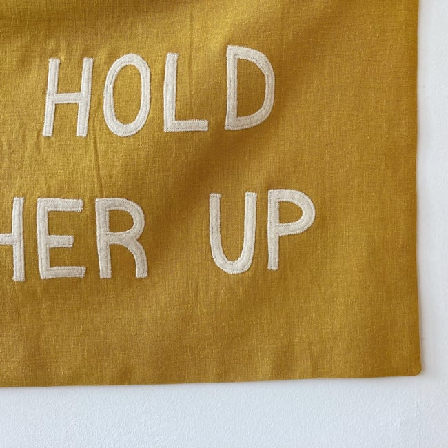 WE WILL Flag - goldenrod