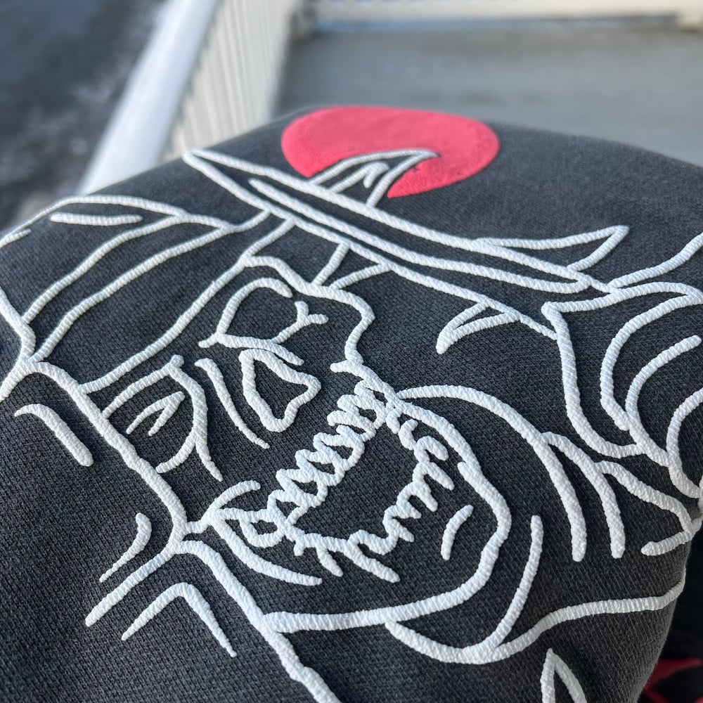 Image of Slasher crew neck w puff ink *PRE ORDER*
