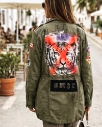Cross Tiger ¥ viLLaGe punK ¥ IbiZa ¥ PARKA ¥ JaCket ¥ upCycliNg ¥ festiValVibe ¥ 