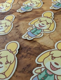 Image 2 of Isabelle - Cute Animal Crossing Vinyl Laminate Sticker