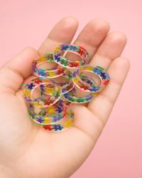 Image 5 of Autism Awareness Puzzle Ring – Colorful Symbol of Love & Understanding