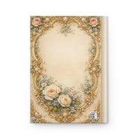 Image 2 of Memories of a Loved One Hardcover Journal — Vintage Floral Memorial Keepsake