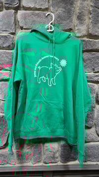 Hanes® 7.8-oz poly-cotton blend hoodie (Kelly Green)