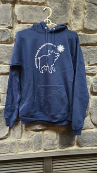 Hanes® 7.8-oz poly-cotton blend hoodie (Navy Blue)