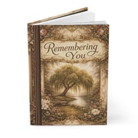 Image 3 of Hardcover Journal — Remembering You Memorial Keepsake Notebook
